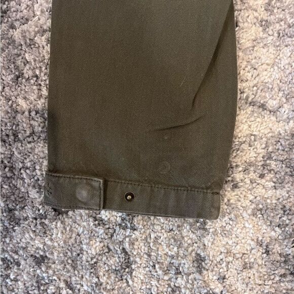 NWOT‎ ÉTICA REN CROPPED CARGO PANT women's size 24 in the color sage - Picture 10 of 12